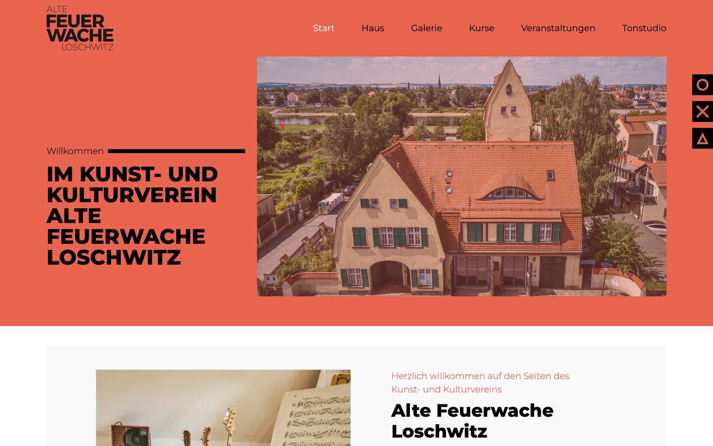 Website der Alten Feuerwache Loschwitz